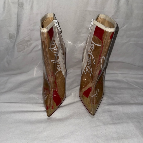 Christian Louboutin So Kate Booty 100mm PVC/Loubikraft/Pat - Picture 6 of 13